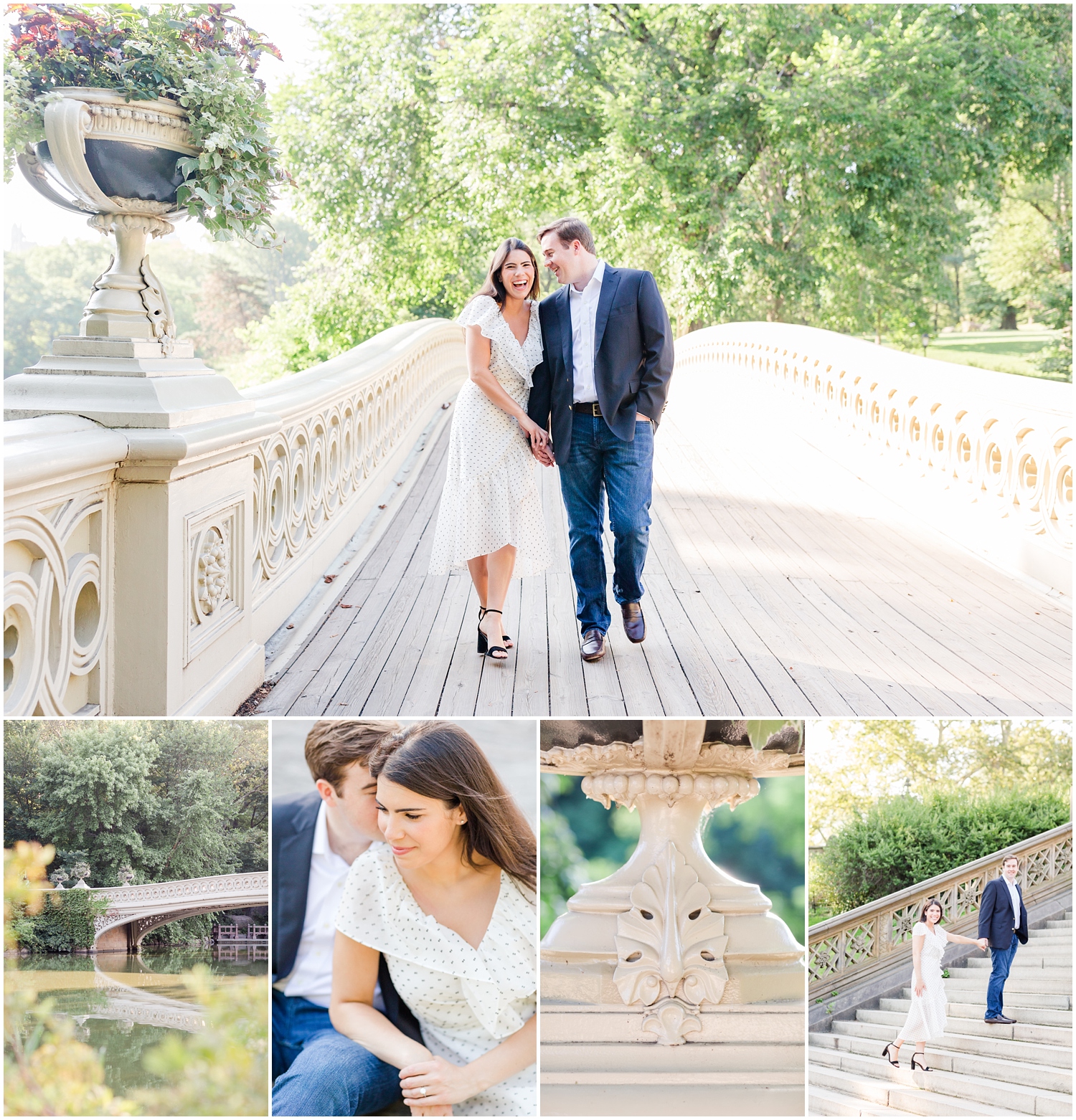 nyc summer engagement pictures