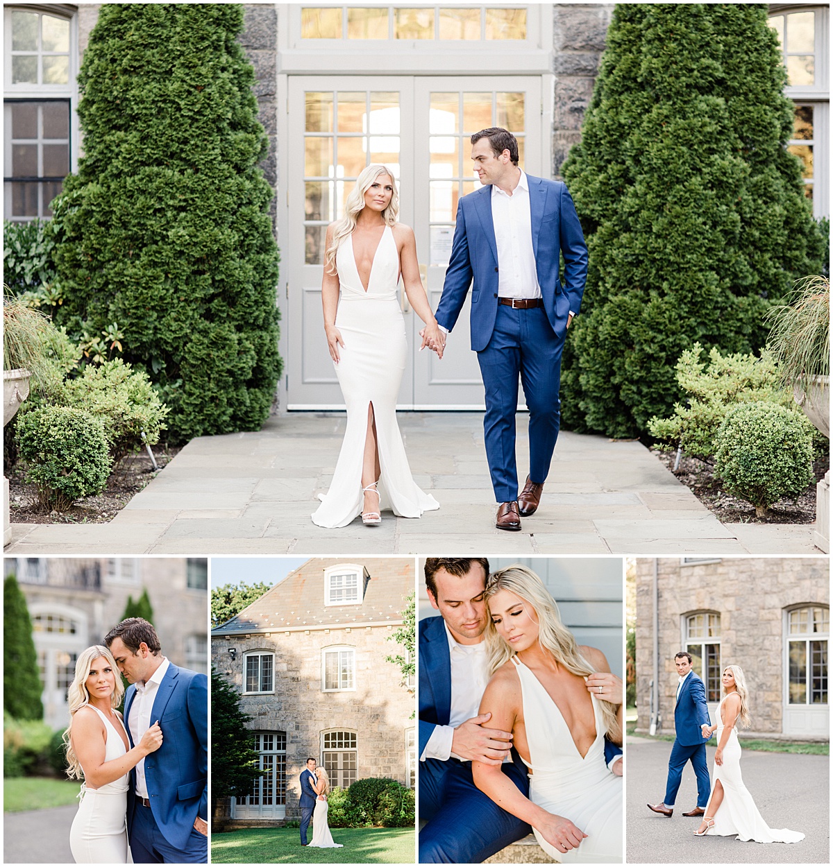 wainwright house in rye, new york engagement session