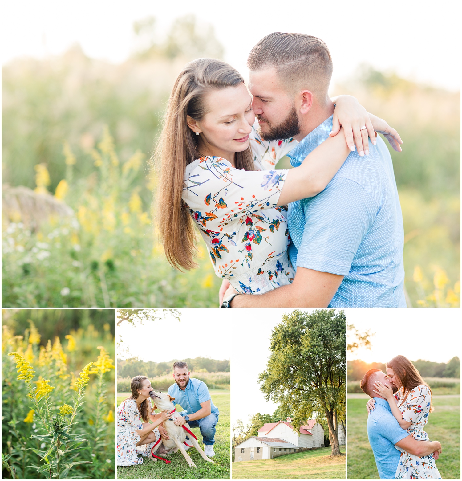 christie hoffman farm engagement pictures by new jersey engagement photographer