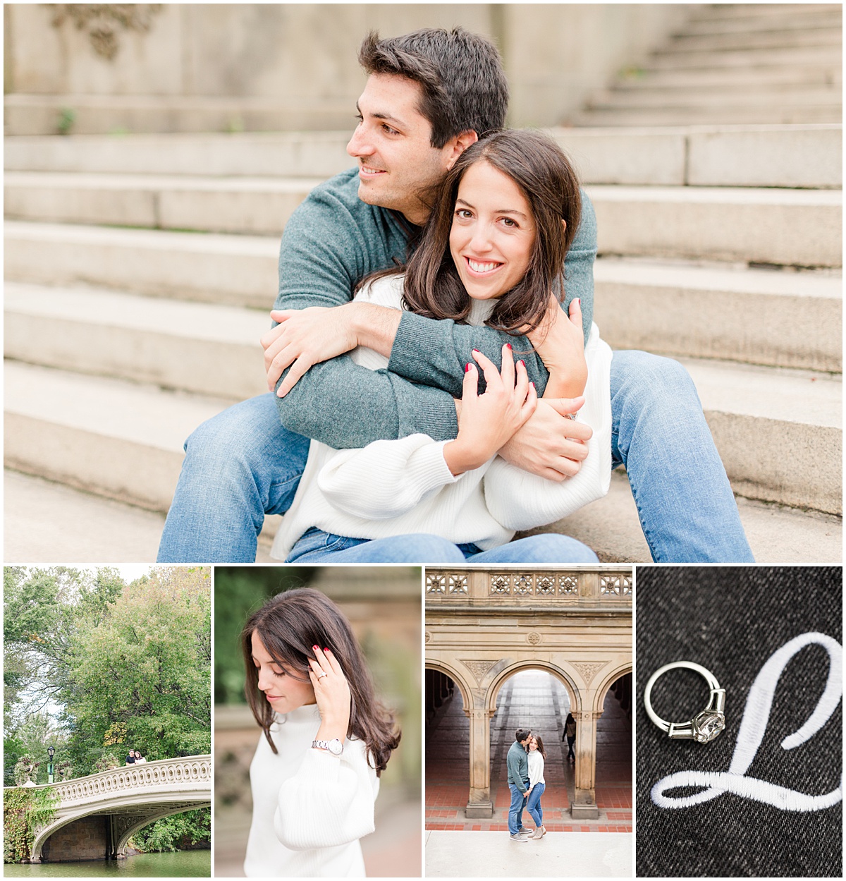 Engagement Session in Bethesda Terrace in Central Park New York City