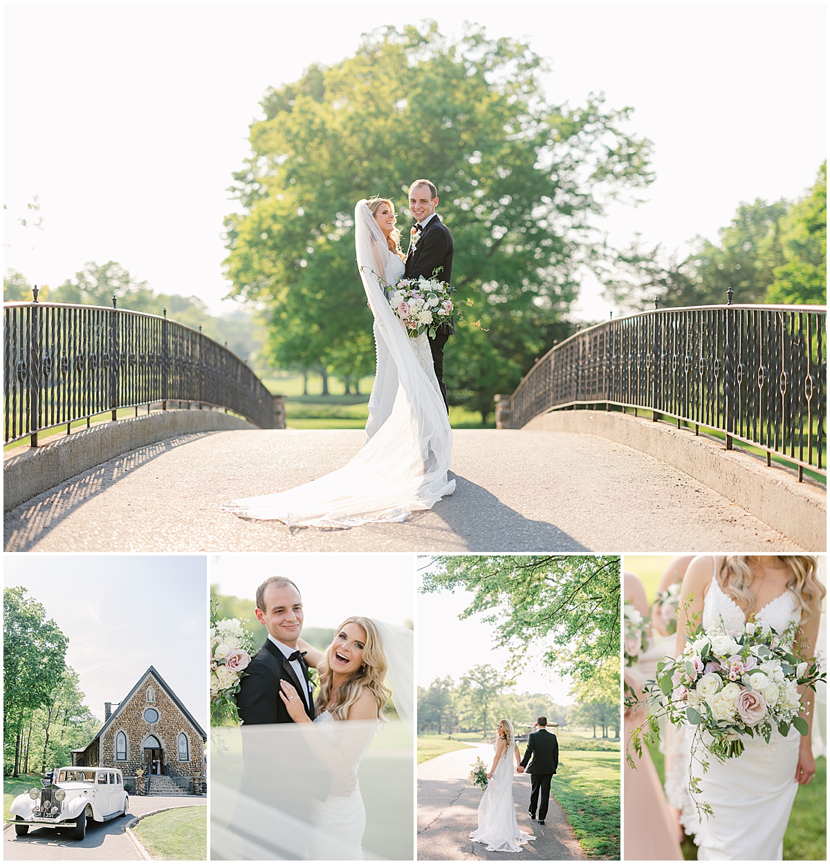 Summer wedding at Fiddler's Elbow Country Club