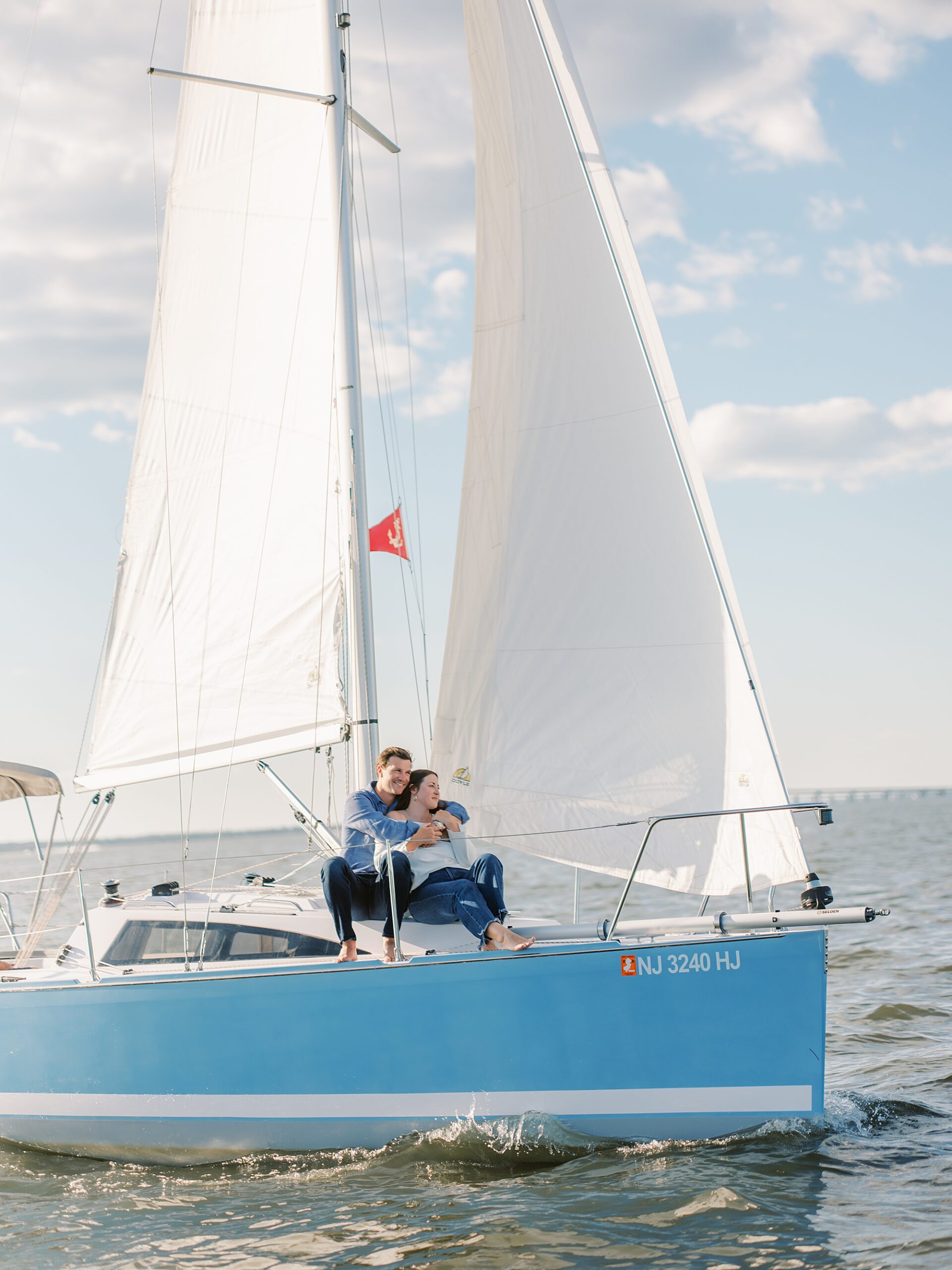 Sailboat engagement session